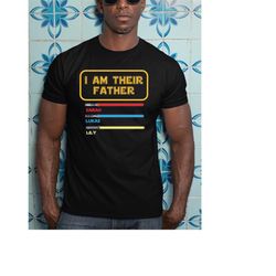 I Am Their Father Personalized Shirt, Dadalorian Shirt, Father's Day gift, Personalized Gift for dad, Daddy Shirt With K