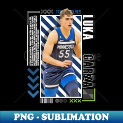 Luka Garza basketball Paper Poster Timberwolves 9 - Artistic Sublimation Digital File - Enhance Your Apparel with Stunning Detail