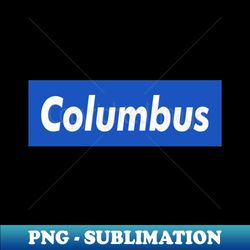 Columbus Box Logo - Decorative Sublimation PNG File - Stunning Sublimation Graphics