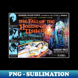 The Fall of the House of Usher - Stylish Sublimation Digital Download - Transform Your Sublimation Creations