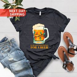 Most Wonderful Time For A Beer Mens Shirt PNG, Christmas Shirt PNG, Funny Drinking Shirt PNG, Holiday Shirt PNG, Spirit