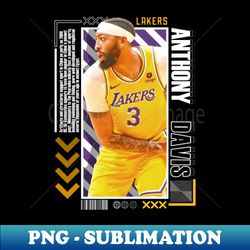anthony davis basketball paper poster lakers 9 - digital sublimation download file - defying the norms
