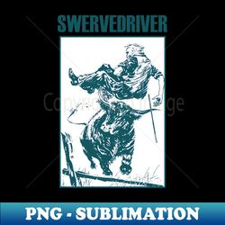 Swervedriver - Bull - Tribute Design - Special Edition Sublimation PNG File - Vibrant and Eye-Catching Typography