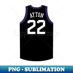 Deandre Ayton Phoenix Jersey Qiangy - Decorative Sublimation PNG File - Defying the Norms