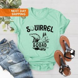 Squirrel Squad Shirt PNG, Squirrel Gift, Squirrel Shirt PNG, Squirrel Accessories, Nuts Shirt PNG, Squirrel Lover, Woodl