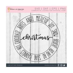 Christmas SVG - Winter SVG - Christmas Saying SVG - Ornament Svg - Round Sign Svg - Holiday Svg - Christmas Welcome Sign svg