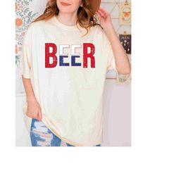 Beer Comfort Colors Shirt, Texas Flag Beer Comfort Colors Shirt LS554