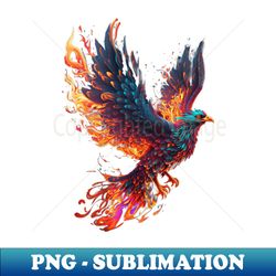 Rising From the Ashes Phoenix in Flames 11 - Instant PNG Sublimation Download - Add a Festive Touch to Every Day
