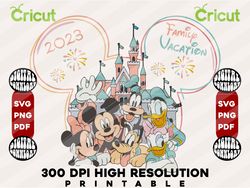 2023 Family Vacation Svg, Family Trip Svg, Mickeyy And Friends Svg, Magical Kingdom Svg