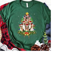 Cute Beagles Christmas Tree Dog Santa Xmas Tee Funny Pajamas T-Shirt Beagle Christmas Sweatshirt, Beagle Christmas Light