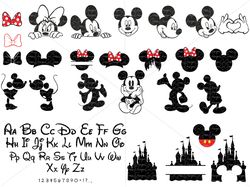 Mouse Alphabet SVG, Mouse Font SVG, Mouse Ttf Letters SVG, Customize Gift Svg