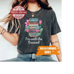 Banned Books t shirt Flowers Book Shirt Women Teachers  Book Lover Shirt For Women Librarian Bookish Bookworm Book Nerd