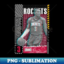 Kevin Porter Jr Basketball Design Poster Rockets - Digital Sublimation Download File - Bring Your Designs to Life