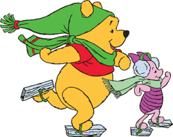 Winnie the Pooh and friends Christmas Svg, Pooh Svg, Christmas Svg, Merry Christmas Svg, Disneyland, Digital download