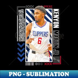 Kenyon Martin Jr basketball Paper Poster Clippers 9 - Stylish Sublimation Digital Download - Revolutionize Your Designs
