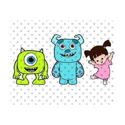 Layered, monsters svg, boo svg