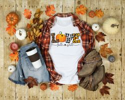Love Fall YAll Shirt PNG, Buffalo Plaid Shirt PNG, Happy Fall YAll, Thanksgiving Pumpkin Shirt PNG, Happy Thanksgiving S