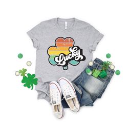 Lucky Saint Patricks Day Shirt PNG, Lucky Clover Shirt PNG, Lucky Shirt PNG, Clover Shirt PNG, St Patricks Day Shirt PNG
