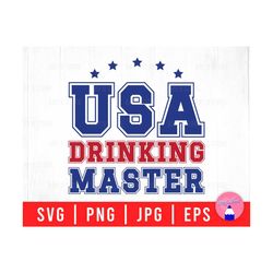 USA Drinking Master, Drinking Squad, Red White And Booze Svg Png Eps Jpg Files For DIY T-shirt, Sticker, Mug, Gifts
