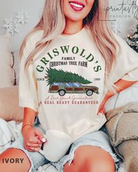 Christmas Tree Farm tshirt, Vintage Griswold's Tree Farm Since 1989 t-shirt, Christmas t-shirt, Christmas Family shirt,