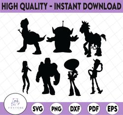 Toy story BUNDLE svg, toy story squadgoals svg, cutting files, cricut silhouette INSTANT DOWNLOAD