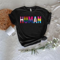 Human Rights TShirt PNG, Lgbtq Gifts, Equality Rights Shirt PNG, Pride Ally Shirt PNGs, Respect Trans People Tee, Proud