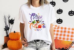 Trick or Treat Shirt Png, Colorful Spooky Halloween Shirt Png, Cool Halloween Party TShirt Png, Spooky Season Shirt Png,