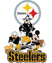 Steelers Disney Team Svg, Pittsburgh Steelers Svg, Steelers svg, Steelers Disney Team, Sport logo Svg, Digital download