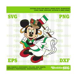 Cinco De Mayo Minnie Cutting File Printable, SVG file for Cricut