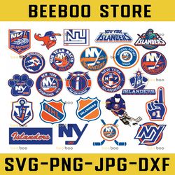 24 Files New York Islanders Bundle Svg, New York, Islanders Svg, NHL svg, NHL svg, hockey cricut, Download   Cut File