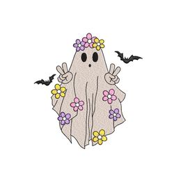Stay Spooky Embroidery Design, Spooky Season Embroidery Design, Halloween Embroidery File, 3 sizes, Instant Download