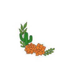 cactus machine embroidery design, mexican embroidery design, 5 sizes, instant download