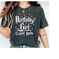 Custom Birthday Shirts For Women, Pottery Birthday Girl Shirt, Birthday Gifts For Her, Wizard Birthday Tee, Birthday Gif