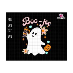 Boo Jee Svg, Boo Stanley Tumbler, Boojee Ghost Svg, Cute Ghost Svg, Spooky Season svg, Halloween Shirt Svg, Retro Halloween, Funny Ghost