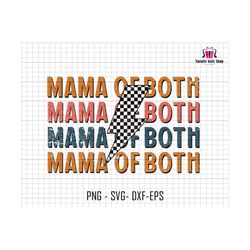 Mama Of Both Svg, Checkered Lightning Bolt Svg, Distressed Mama Svg, Stacked Mama Svg, Mama Of Boys Svg, Mama Of Girls Svg, Retro Mama Svg