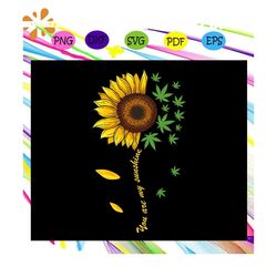 Sunflower with weed, sunflower svg, sunflower light bulb, light bulb clipart, sunflower svg, sunflower lover gift,trendi