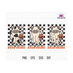 Bull Sheet Svg Bundle, Ghost Cows Svg, Funny Cow Svg, Spooky Pumpkin, Cow Lover Svg, Spooky Season Svg, Checkered Design, Instant Download