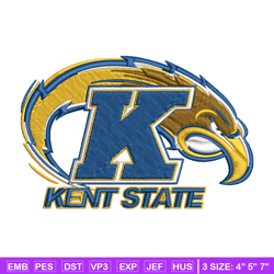 Kent State Golden Flashes embroidery design, Kent State Golden Flashes embroidery, Sport embroidery, NCAA embroidery.