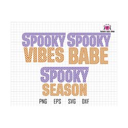 Checkered Spooky Vibes Svg, Spooky Vibes Svg, Spooky Babe Svg, Spooky Season svg, , Checkered Family Svg, Checkered Halloween Design