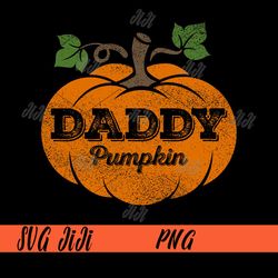 Daddy Pumpkin PNG, Family Halloween PNG, Thanksgiving Squad PNG