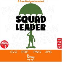 Squad Leader Svg, Toy Story SVG, Disneyland Ears SVG, files for cricut, instant download, Cricut, clip art and image files, Silhouette