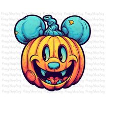 Mouse Pumpkin Halloween Png, Disneyland Ears,  Halloween Mummy, Trick or Treat Png Spooky Vibes, Boo Png, Png File for Cricut Sublimation