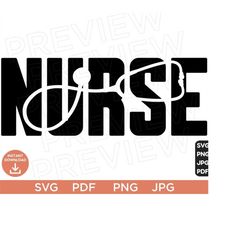 Nurse SVG, Nurse Quotes SVG, Doctor Svg, Nurse Superhero, Nurse Svg Heart, Nurse Life, Stethoscope, Cut Files For Cricut, Silhouette