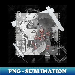 Drake Batherson hockey Paper Poster Red Senators 3 - High-Resolution PNG Sublimation File - Perfect for Creative Projects