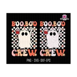 Boo Boo Crew Svg, Cute Ghost Svg, Nurse Ghost Svg, Nurse Halloween Svg, Nursing Student, Halloween Party Svg, Trendy Halloween, Spooky Nurse