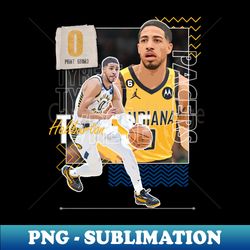tyrese haliburton basketball paper poster pacers 6 - creative sublimation png download - boost your success with this inspirational png download