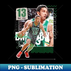 Malcolm Brogdon basketball Paper Poster Celtics 6 - Modern Sublimation PNG File - Defying the Norms