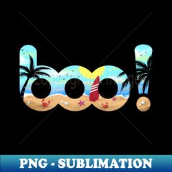 boo beach - Premium Sublimation Digital Download - Transform Your Sublimation Creations