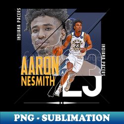 aaron nesmith basketball paper poster pacers 4 - stylish sublimation digital download - instantly transform your sublimation projects