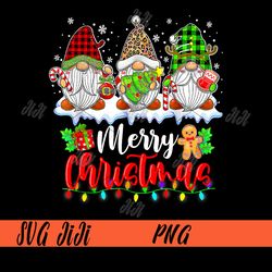 Merry Christmas PNG, Gnome Christmas Light PNG, Family Gnome Xmas PNG
